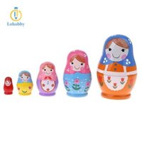 Bộ búp bê làm tổ Lohobby Nga Bộ búp bê Matryoshka 5 chiếc