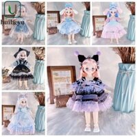 Bộ búp bê Lolita ZENITTHGEM 1 / 6 Bjd, 1 / 6 Bjd Anime Face Gothic Váy công chúa Búp bê công chúa, Bán chạy Bộ 3D mô phỏng mắt hoạt hình 30cm Anime Face Doll Quà tặng sinh nhật