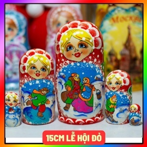 Bộ Búp Bê Nga Matryoshka 5 con