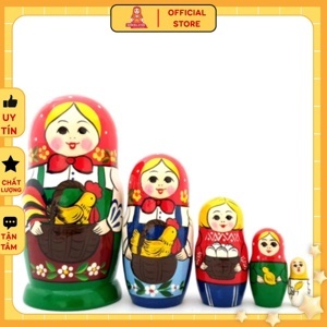 Bộ Búp Bê Nga Matryoshka 5 con