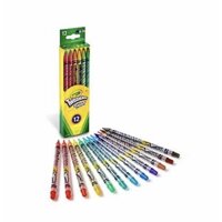 Bộ Bút Chì Màu Crayola Twistables, 12 Màu Các Loại - QTY  -Mỹ
