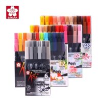 ❦♚Bộ bút cọ mầu nước Sakura Koi Colouring brush pen 12 /24/48