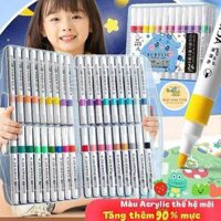 Bộ bút dạ màu Acrylic Maker (hộp 80c)