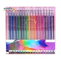 Bộ bút Gel Flash 18 mảnh Bút Gel màu Máy tính xách tay vẽ nổi bật được trưng bày để viết, sổ lưu niệm, tô màu và thiệp chúc mừng.
