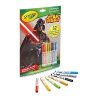 Bộ bút giấy tô màu và câu đố hình Star Wars