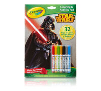 Bộ bút giấy tô màu và câu đố hình Star Wars (7 bút lông tẩy CRAYOLA 0458750000