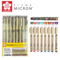 Bộ bút line 8 cây các màu - Sakura PIGMA MICRON- Kháng nước