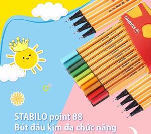 Bộ bút lông kim Stabilo 10 màu PT8810C Point 88