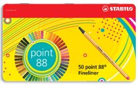 Bộ bút lông kim Stabilo 50 màu Point Fineliner PT8850M , 0.4mm