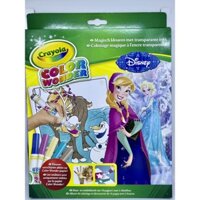 Bộ bút lông màu crayola color wonder, công chúa disney 18 trang tô màu và 5 điểm đánh dấu.