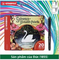 Bộ bút lông màu STABILO Pen 68 1.0mm (20 màu/hộp thiếc)