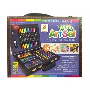 Bộ bút màu Colormate M52 - hộp gỗ