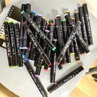 BỘ BÚT MÀU DẠ TOUCH MARKER 48 MÀU 2 ĐẦU KÈM TÚI VẢI HỌA CỤ CAO CẤP, CHUYÊN NGHIỆP TÔ MÀU VẼ TRANH SIÊU ĐẸP