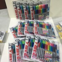Bộ bút Sharpie 24 màu ngòi bút to