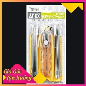 Bộ bút thử điện 6 mũi điện áp thấp Anex No.1095-L