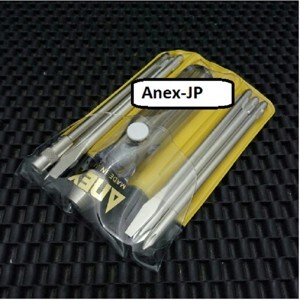 Bộ bút thử điện 6 mũi điện áp thấp Anex No.1095-L