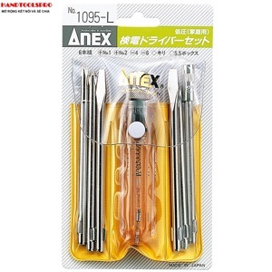 Bộ bút thử điện 6 mũi điện áp thấp Anex No.1095-L