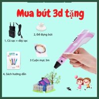 Bộ Bút Vẽ 3D Độc Đáo Cho Bé Kèm Phụ Kiện Sáng Tạo Độc Đáo Thỏa Sức Sáng Tạo
