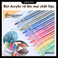 Bộ Bút vẽ Acrylic Marker Giorgione Vẽ trên mọi chất liệu Thủy tinh,nhựa,gốm,đá