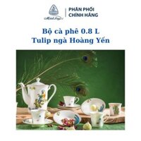 Bộ cà phê 0.8 L - Tulip ngà Hoàng Yến - Gốm sứ cao cấp Minh Long I