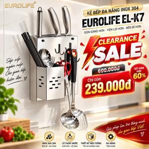Bộ cài dao muỗng Inox SUS 304 Eurolife EL-K7