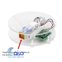 Bộ cảm biến cân nặng Loadcell 1kg 5kg bàn cân Khung mica giá tốt