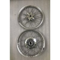 BỘ CĂM ĐÙM NIỀNG NHÔM-VÀNH NAN ZIN HONDA WINNER BẢN 1.4*17 LÊN THEO XE KHÔNG CHẾ CHÁO