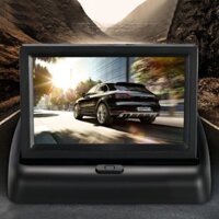 Bộ Camera Cập Lề Kèm Màn Hình Ô Tô 4.3 Inch Loại Gấp