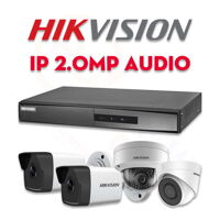 Bộ camera quan sát Hikvision IP 2MP Audio