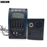 Bộ cân bằng đàn Guitar điện 5 băng tần Pickup Bộ cân bằng EQ với bộ điều chỉnh LCD và điều khiển âm lượng