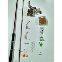 bộ cần câu 2 khúc 2m7 ,máy yumoshi lc 7000 kèm trọn bộ phụ kiện (rẻ vô địch)
