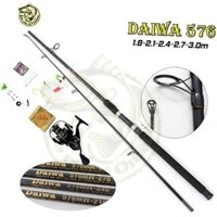 Bộ Cần Câu 2 Khúc Daiwa 576, Máy Ac Deuko Tặng Kèm Trọn Bộ Phụ Kiện