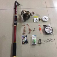 Bộ cần câu 2m7 ,máy 7000 như hình