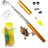 Bộ Cần Câu Bút Mini Cao Cấp Giá Rẻ Chất Lượng Cao BCC05