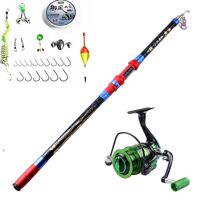 Bộ cần câu cá - Chính hãng - Cần carbon Xanh - Siêu bạo lực - Siêu bền 2m1 - Kèm Máy kim loại JX Cao cấp - Tặng phụ kiện - Kèm máy 3000