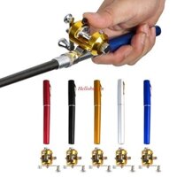 Bộ Cần Câu Cá Du Lịch Mini Máy Ngang Dài 100Cm Hình Bút Bi