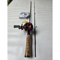 Bộ cần câu cá lure UL rainbom 1m5 1m68 1m8 1m98 máy đứng ac2000 và máy ngang tặng kèm phụ kiện Đi Câu Fishing