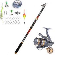Bộ cần câu cá - Máy deukio AR kim loại cao cấp - Tặng kèm nhiều phụ kiện - BC04 - Kèm 3000