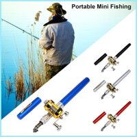 Bộ Cần Câu Cá Mini Hình Cây Bút Bỏ Túi Siêu Bền Tiện Dụng