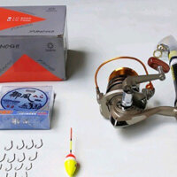 bộ cần câu cá rút shimano 2m7 tải cá 10kg kèm máy phụ kiện