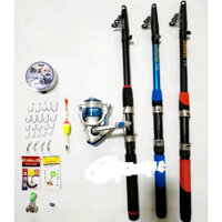 bộ cần câu cá rút shimanoo 2m7 kèm máy 4000 siêu rẻ