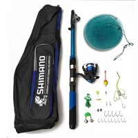 BỘ CẦN CÂU CÁ SHIMANO KÈM TÚI VÀ PHỤ KIỆN - Cần Câu Top1 VN vip 679jasdja