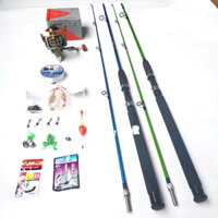 bộ cần câu cá shimanoo tải cá 15kg loại 1 kèm phụ kiện