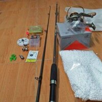 Bộ cần câu cá siêu bạo lực shimano 2m4 máy LC6000 thegioidocau y hình 87ahsjkalasa18