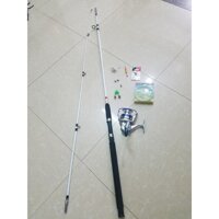 Bộ cần câu cá siêu bạo lực shimano 2m7 máy 7000 kim loại