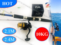Bộ cần câu hai khúc Siêu Bạo Lực BIOIMPACT + Máy Câu Daiwa Sweepfire 4000-2B