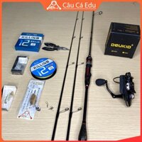 Bộ Cần Câu Lure Cao Cấp Câu Cá Chuyên Nghiệp Bộ Cần Câu 68 Tinh Tế, Khỏe Khoắn Câu Cá Lóc Suối Cá Chẽm - Câu Cá E du