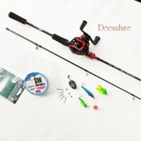 Bộ Cần câu lure carbon kiểu máy Ngang Roolfish 1.68m - 1.8m - 2.1m - 2.4m