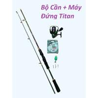 Bộ Cần Câu Lure DAIWA Chất Liệu Carbon 7 Màu Đầu PU Chống Xoắn Kèm Máy Đứng + Ngang Titan + Tặng Kèm Phụ Kiện