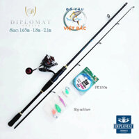 Bộ Cần Câu Lure Diplomat Máy Đứng FS3000 Tặng Kèm dây Câu Lure Và Bộ Mồi Câu Đồ Câu Việt Bắc na5+5kjabhaasd